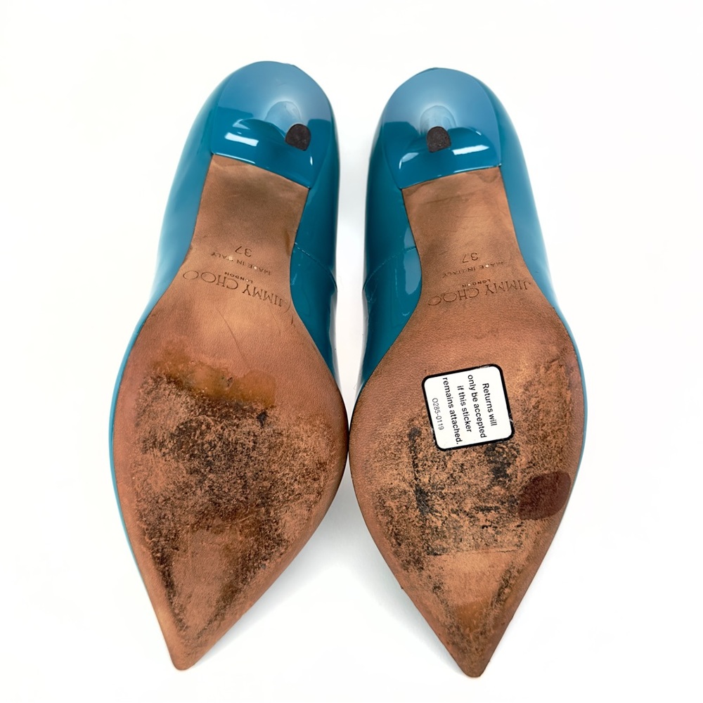 Jimmy Choo pumps in beautifully aqua/turquoise!! - Picture 4 of 7